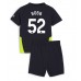 Maillot de foot Manchester City Oscar Bobb #52 Extérieur vêtements enfant 2024-25 Manches Courtes (+ pantalon court)